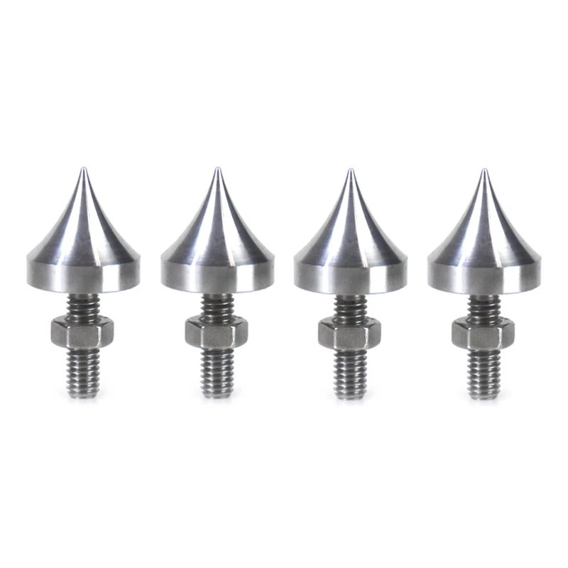 A81M New 4Pcs Speaker Spikes M6 Hifi Isolation Spikes Stand Foot Speaker Resonance Feet Spikes For Amplifier CD DVD Player