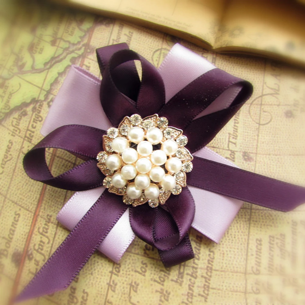 

15pcs Metal Garment Rivets Alloy Flower Button Rhinestone Pearl Diy Craft Embellishment For Jewelry Accessories Wedding Decor