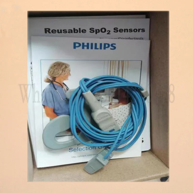 New Original Philips M1194A Ear Clip Reusable SpO2 Sensor