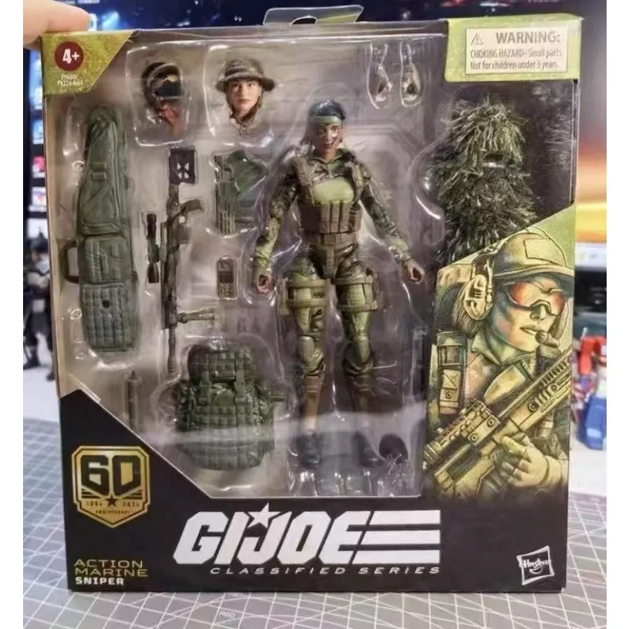 حقيقي هاسبرو جيجو القوات الخاصة المظلي قناص عسكري المتحمسين عمل أرقام سطح المكتب ديكور هدية عيد ميلاد لعبة عصرية #5