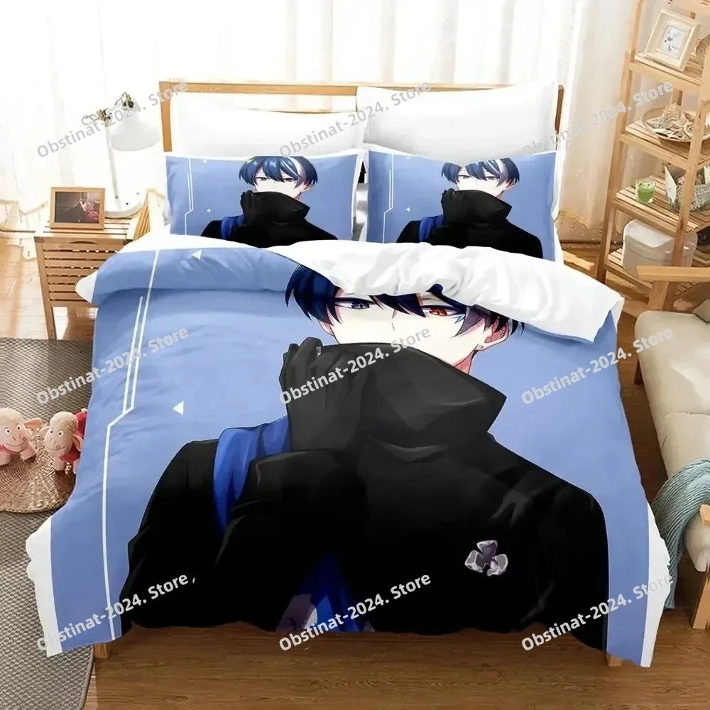 

Anime Technoroid Overmin Bedding set Printed Duvet Cover Pillowcase Single Double Queen Super King Size Sets