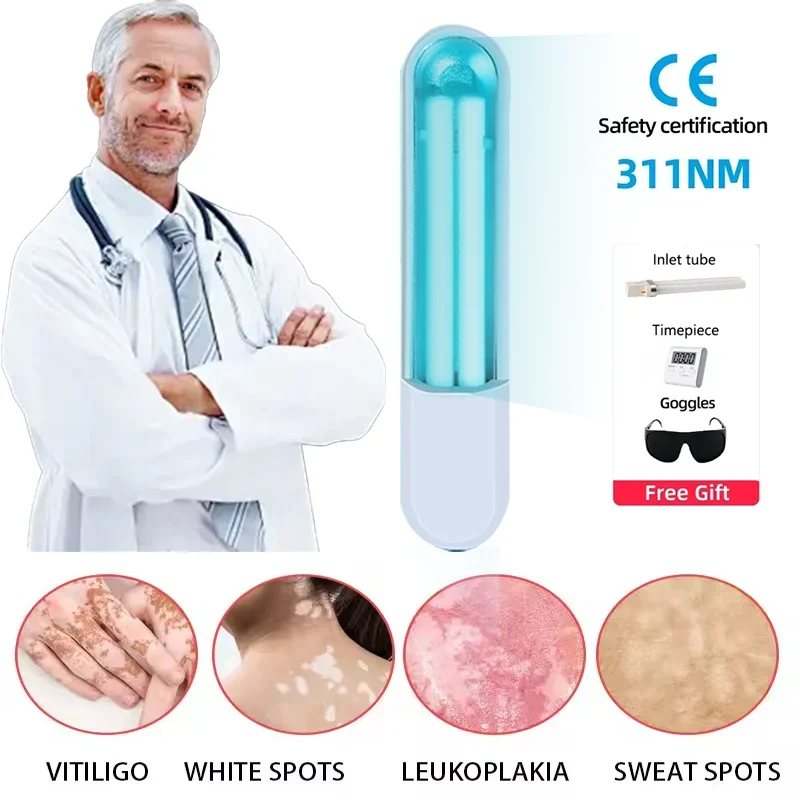 

311 Nanometer Ultraviolet Lamp, Used For Treating Vitiligo, Narrow-Band Ultraviolet Light Therapy, Psoriasis Treatment Lamp