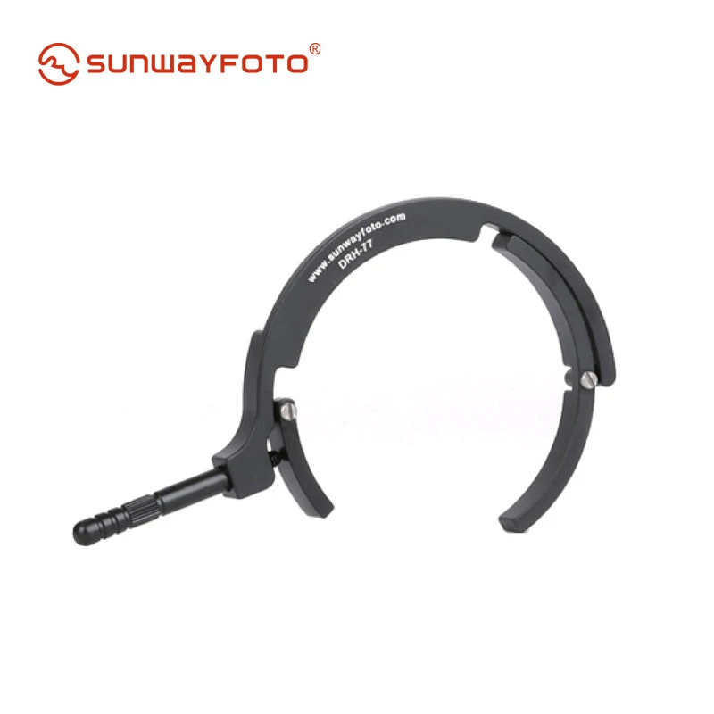 SUNWAYFOTO DRH-65/70/77/88 Lens Support Tripod Quick Release Plate Telephoto Lens Support Focusing Handle DSLR Lens Support