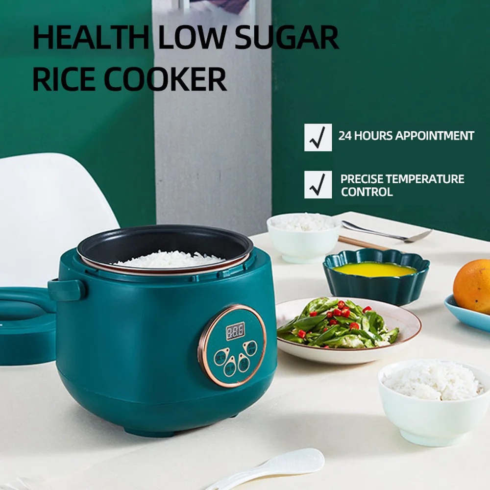 2l電気炊飯器,焦げ付き防止,家庭用,小型,インテリジェント調理器具