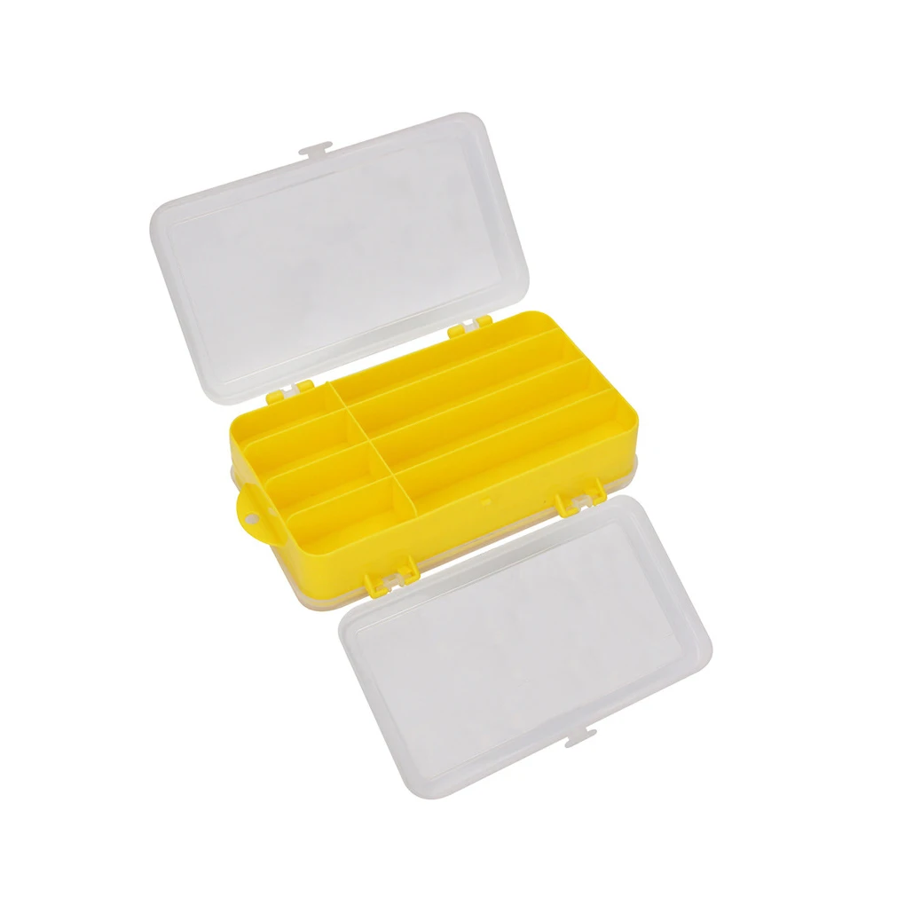 Fishing Box Storage Bait Case Lure Accessories Double Tackle Capacity