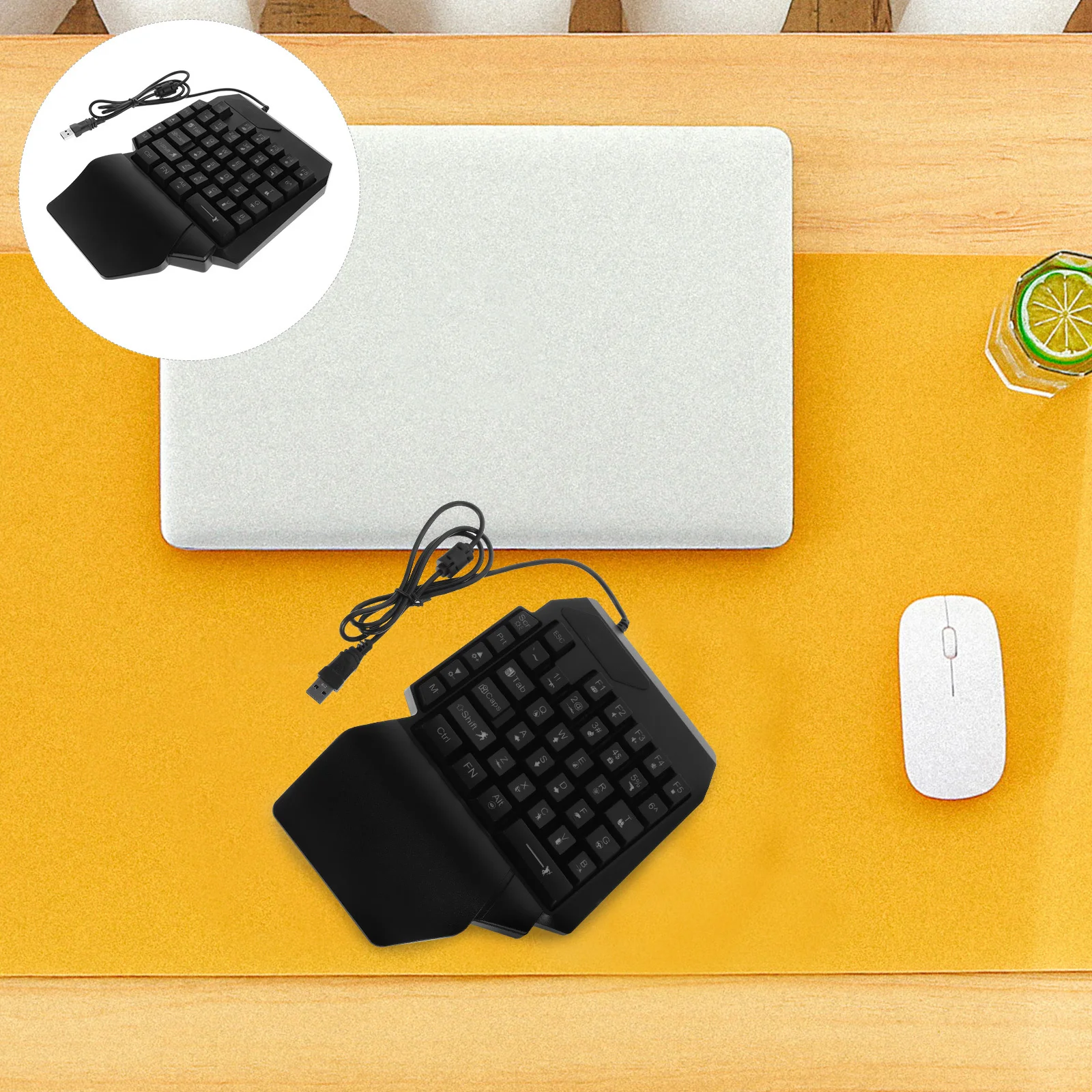 

Gaming Keyboard with Rgb Backlight LED Illumination for Pc Laptop Desktop Multiple Device Connection Play Game