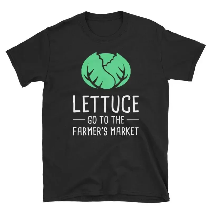 Lettuce Farmer T Shirt Farmers Market Farming Gardening