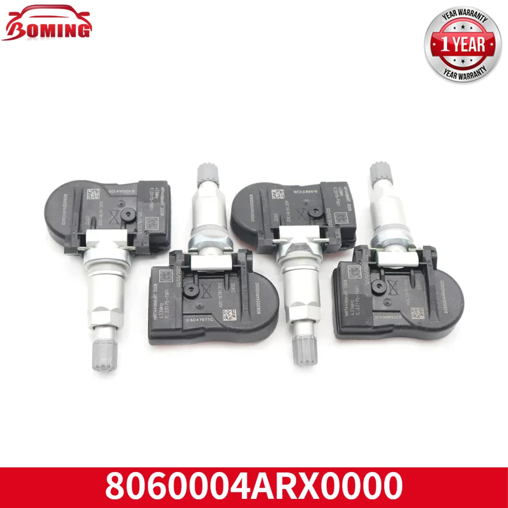 

Car Tire Pressure Sensor TPMS 8060004ARX0000 For Trumpchi GA6 GA8 GM6 GM8 E8 E9 M6 GS3 GS4 GS5 GS7 GS8 Aion LX S V Y Plus 4PCS