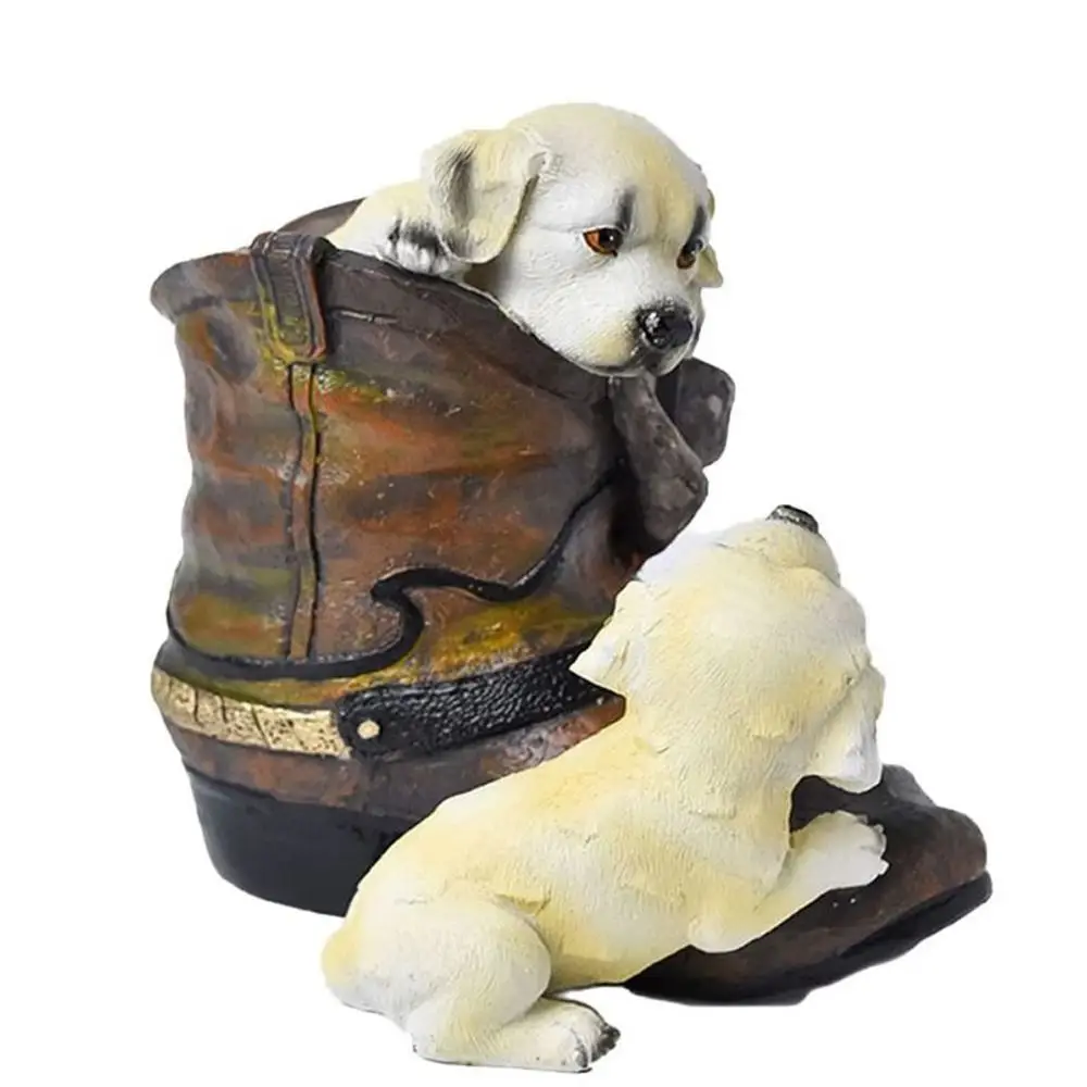 耐久性のある貯金箱犬貯金箱大容量装飾干支犬装飾品漫画開閉可能な漫画貯金箱デスク