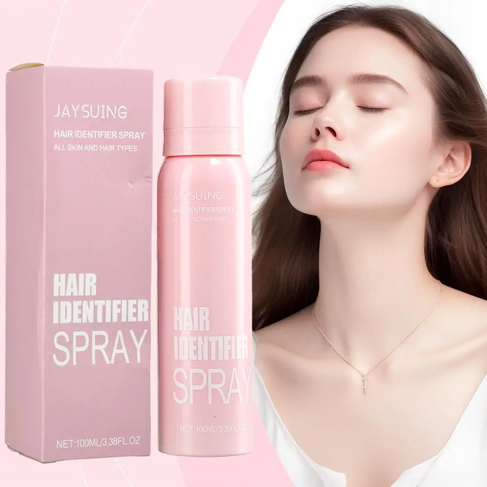 Gentle & Soothing Facial Hair Removal Set Dermaplaning Spray Powder For Facial Hair With Scraper Face Shaving Powder Spray H9S4