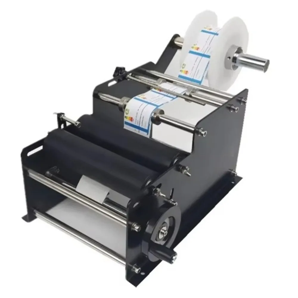 Easy-to-operate sticker manual round bottle label mechanical label applicator