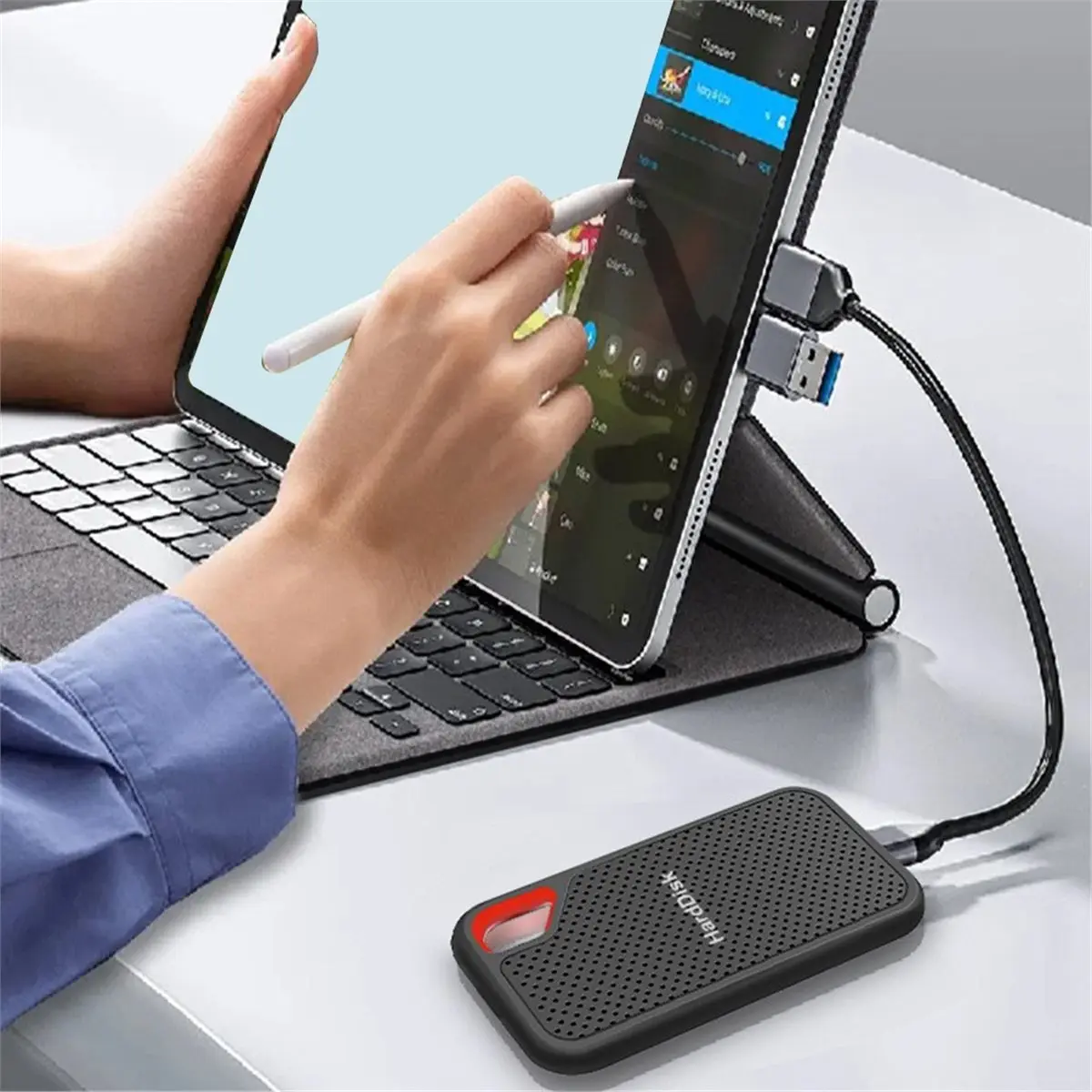 External 1TB SSD Portable Solid State Drive SSD High-Speed Hard Disk USB 3.1 Storage Device for Laptops/Phone