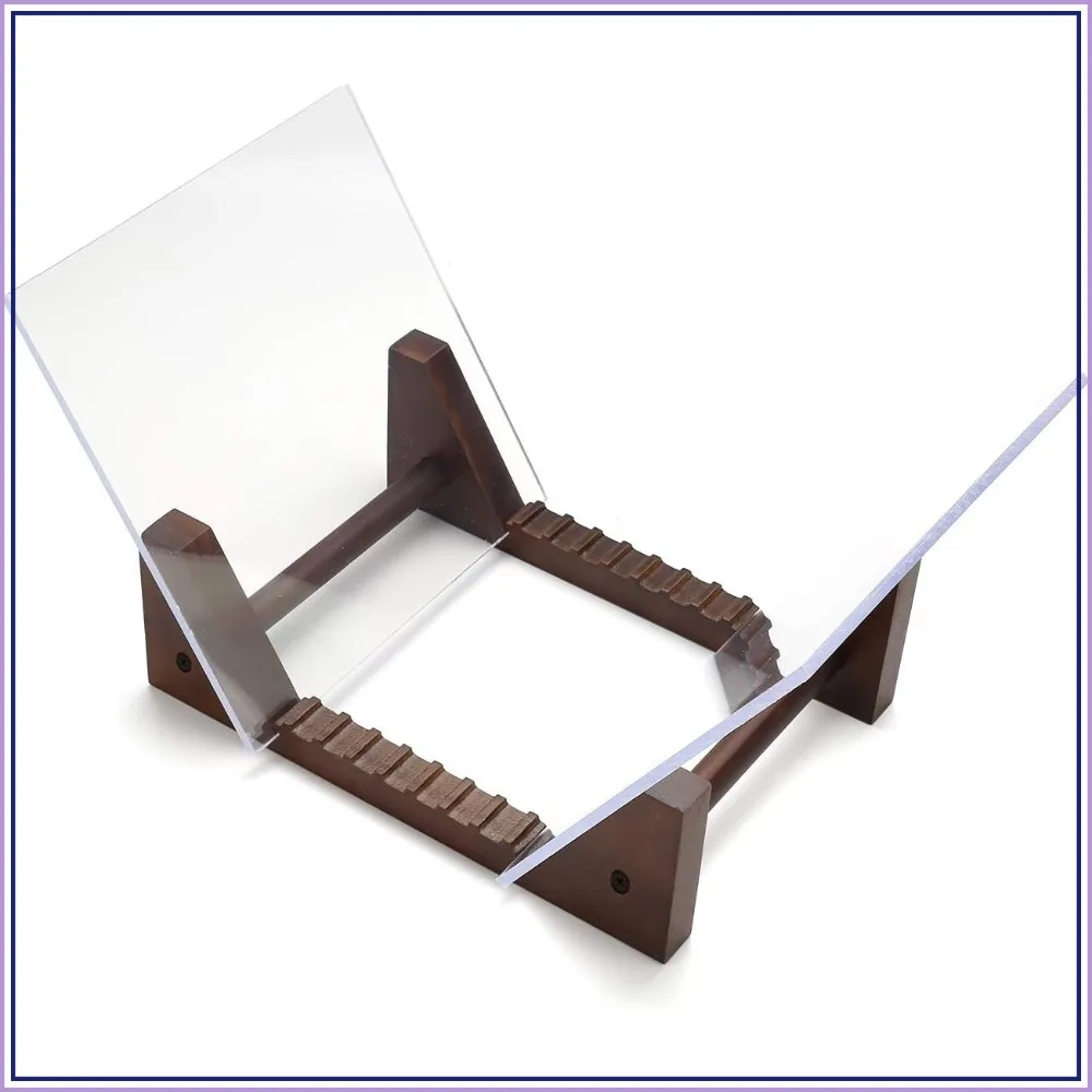 

Vinyl Record Storage Holder - Display Stand for Albums, Magazines, Medium