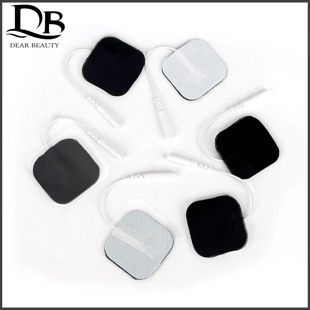 

10pcs 4X4CM Tens Electrode Pad Reusable Self Adhesive For Digital Physiotherapy Massager Nerve Muscle Stimulator Accessory Tool