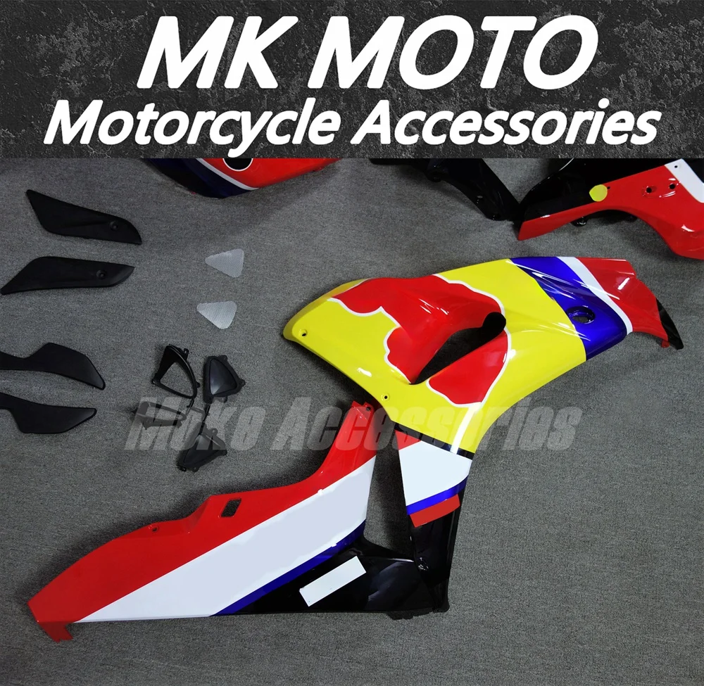 Kit de carenagens de motocicleta adequado para cbr1000rr 2006-2007 conjunto de carroceria de alta qualidade injeção abs vermelho amarelo touro