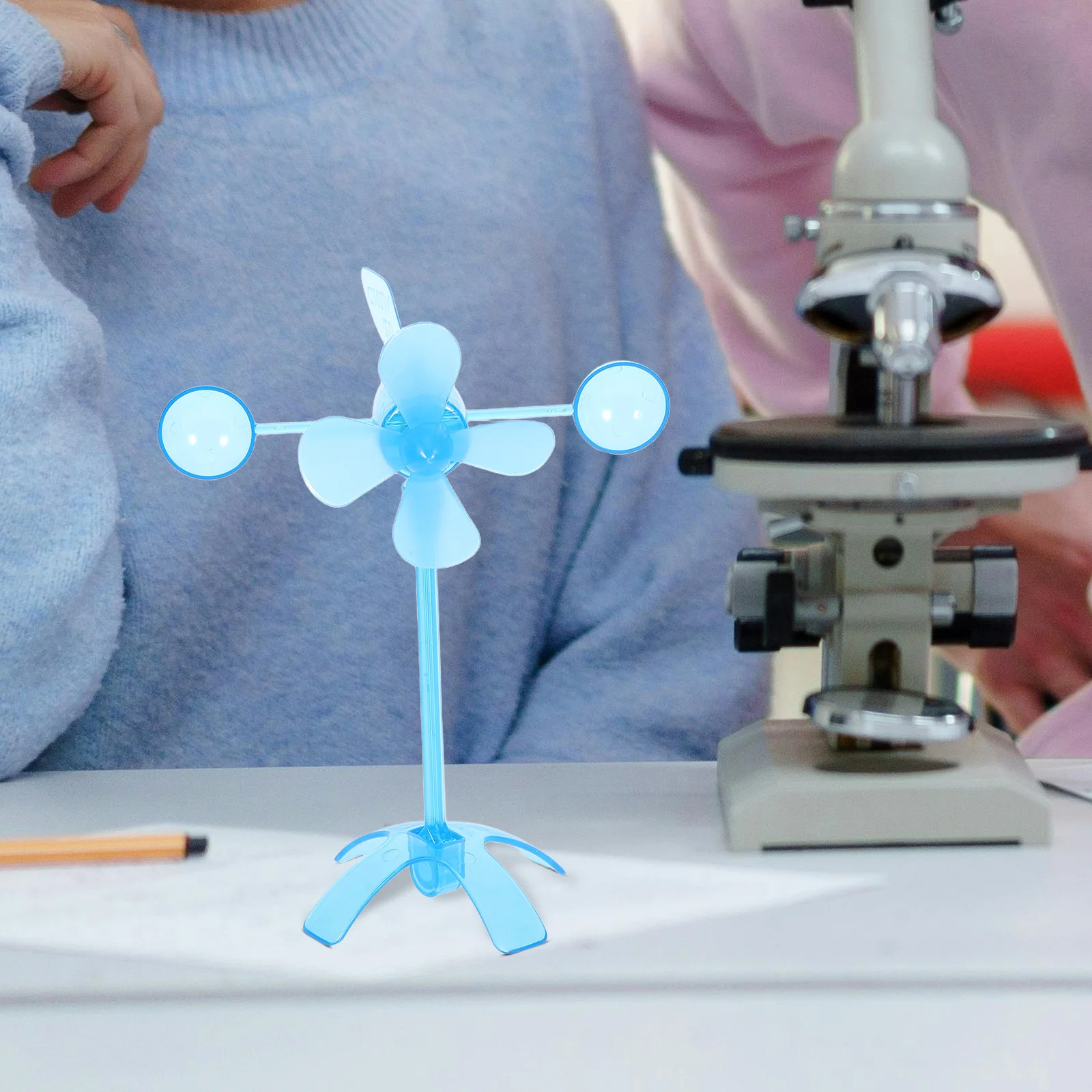 مجموعة مشروع علوم الرياح DIY للأطفال، تجربة طاقة الرياح التعليمية، مولد كرنك اليد، التعلم للاستخدام المنزلي في الفصل الدراسي #4