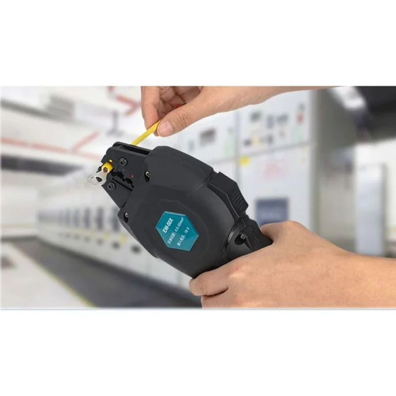 New EW-50X Rechargeable Crimping Pliers Electric Photovoltaic Cold-press Terminal Pre-insulated Tubular Terminal Crimping Pliers