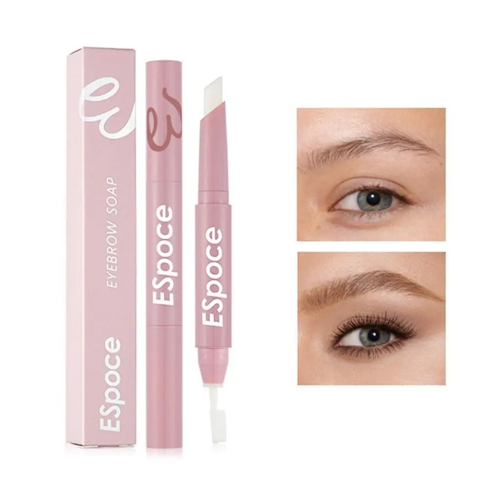 Fast Drying Eye Makeup Beauty with Brush Cosmetic Tool Eyebrow Fixed Gel Eyebrow Styling Gel Brow Top Coat Eyebrow Soap Wax