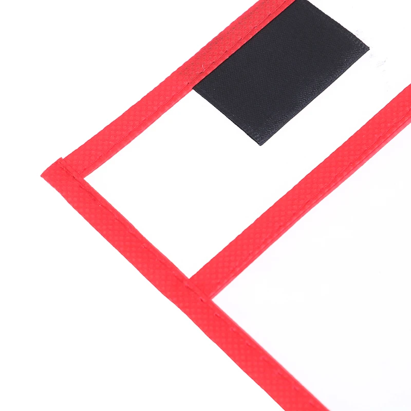 1 قطعة PET مجلد ملفات شفافة الجاف مسح القلم حقيبة قابل للمسح تخزين المستندات إعادة استخدامها كتابة الرسم لعبة أطفال