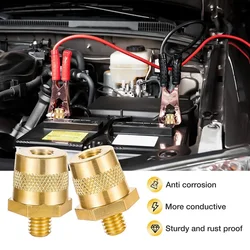 1 Pair M8 battery terminal bolt Battery Terminal Connectors Car Battery Connection Terminals with Stainless Screws