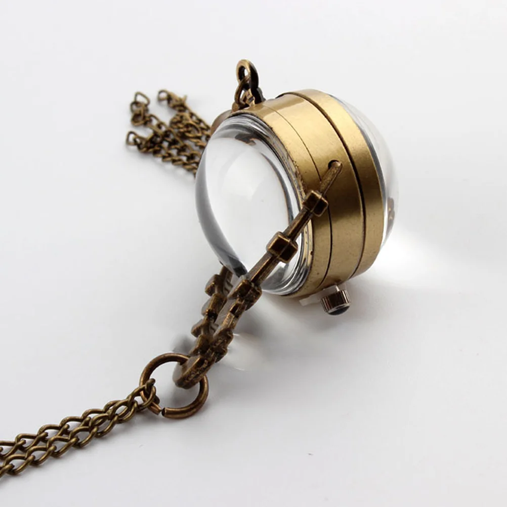 นาฬิกาพกโบราณ 1 ชิ้น นาฬิกาควอตซ์แบบย้อนยุค พร้อมสายคล้องเอว ใช้เป็นเครื่องประดับตกแต่งเสื้อผ้า