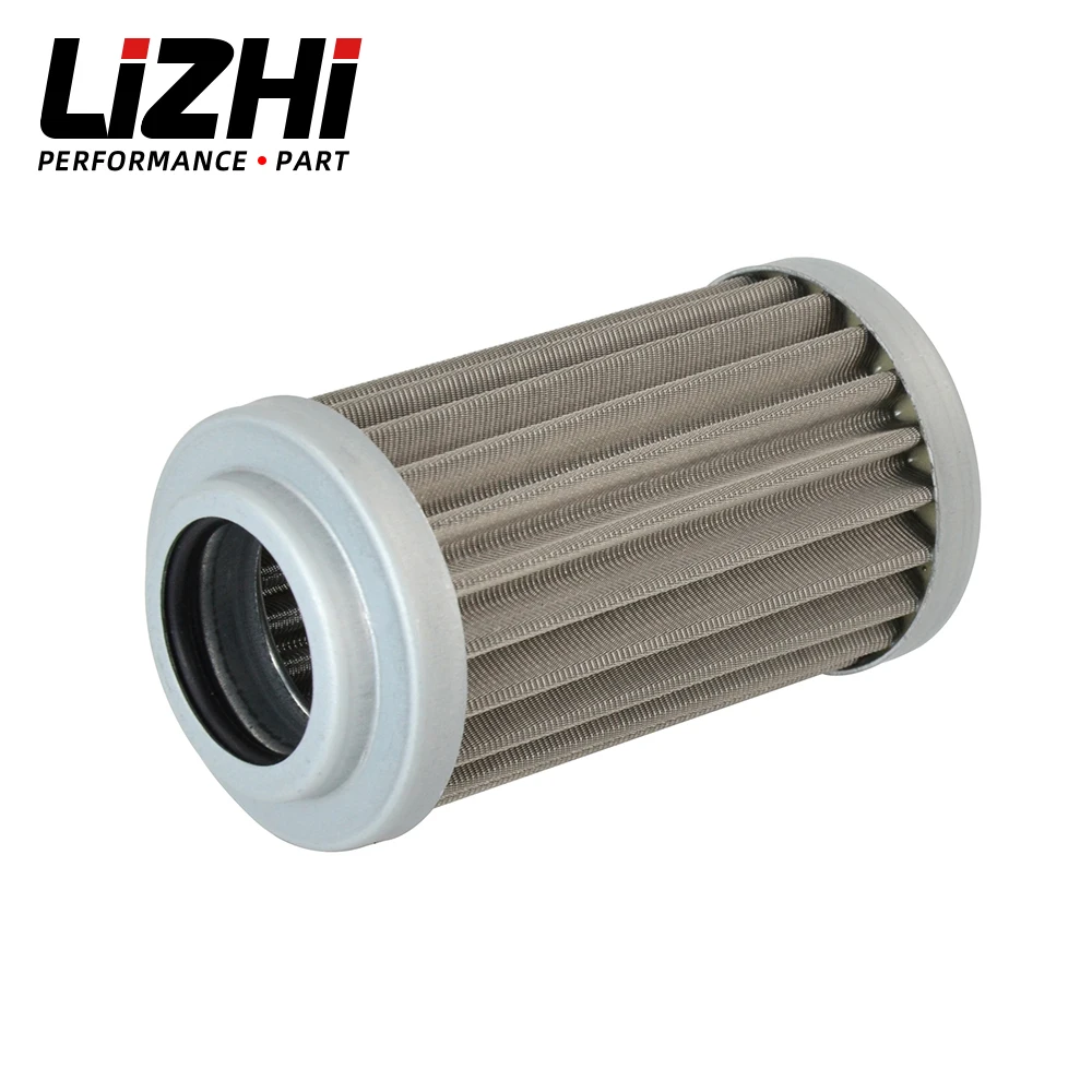 Ethanol Fuel Compatible Stainless Steel 100 micron Mesh Fuel Filter Element E85 GAS Each fuel filter AN6 / AN8 / AN10 Inline