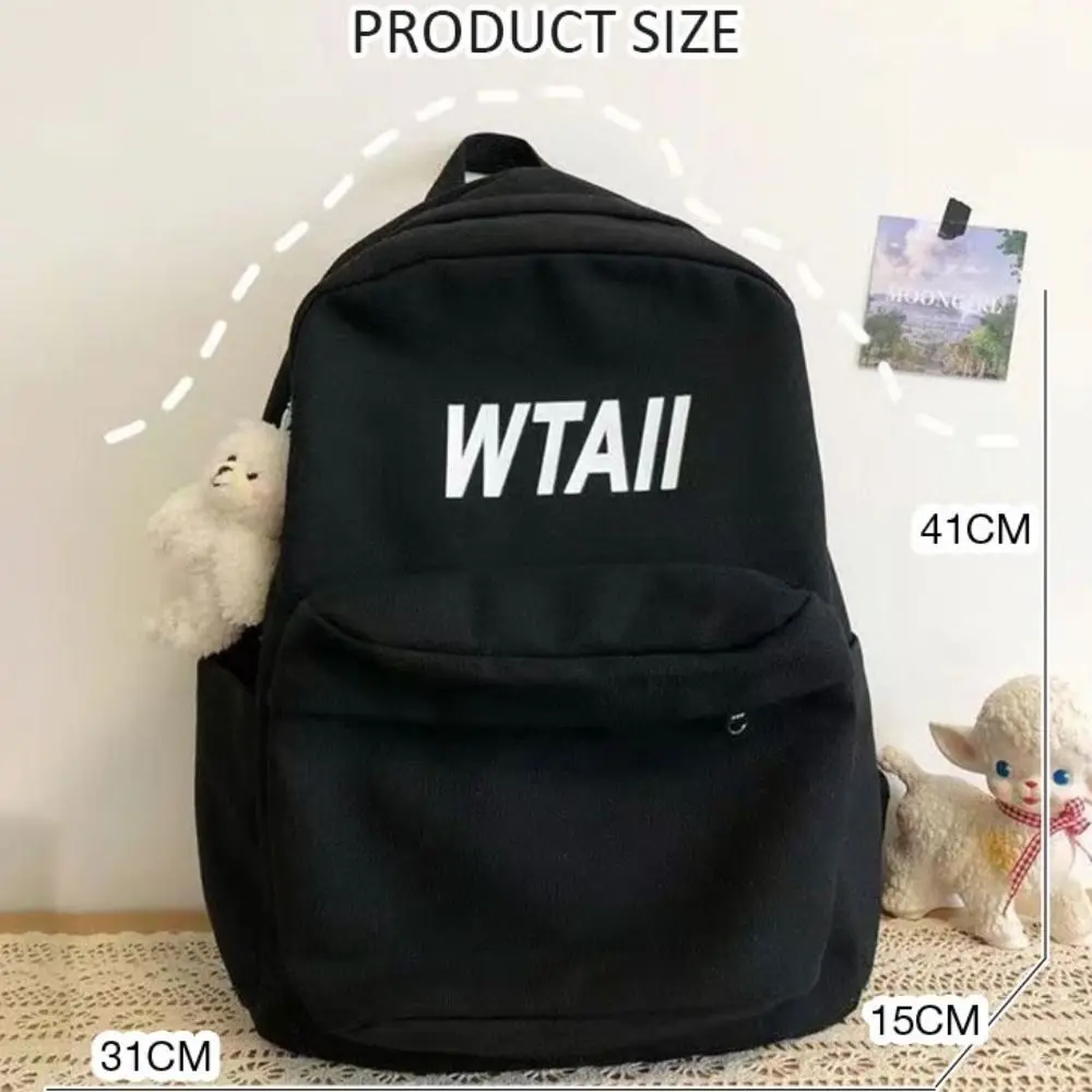 Cute Female Backpack Simplicity Large Capacity Student Shoulder School Bag Lightweight Korean Style Travel Rucksack Bagpack