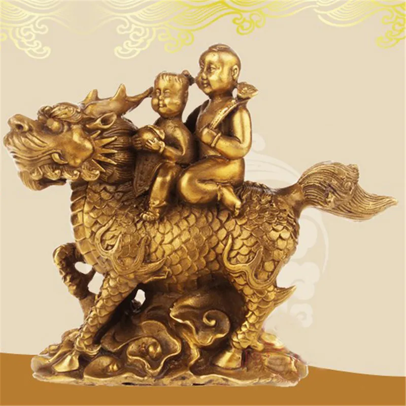 

Brass Unicorn Decorations Brass Kirin Crafts Supplies