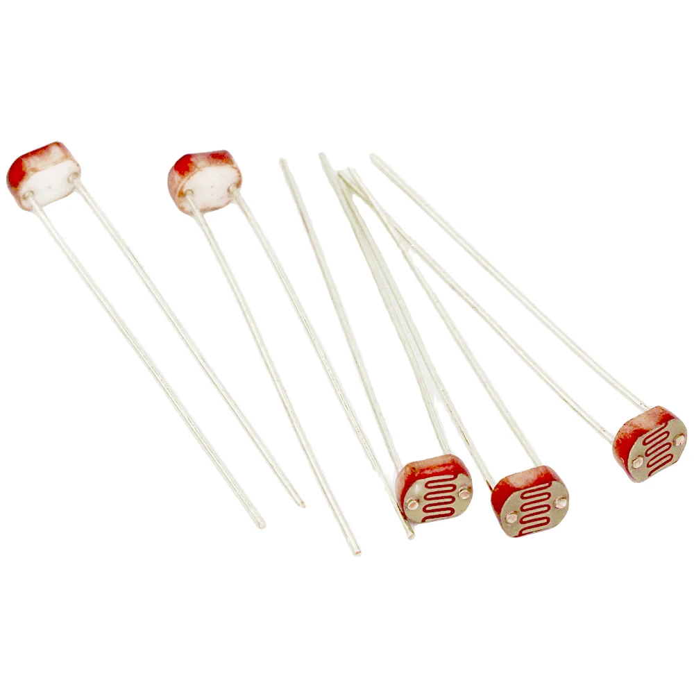 10pcs Light Dependent Resistor Photoresistor LDR 5MM GL5506 5516 5528 5537 5539 5547 5549 Photoconductive Resistance Sensor