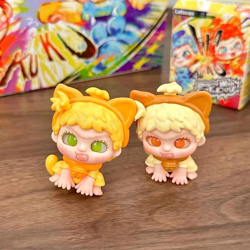 

Оригинальная в наличии Wakuku Cat And Dog Battle Series Surprise слепая коробка мини-милые зернистые модные игрушки украшения подарки игрушки-сюрпризы