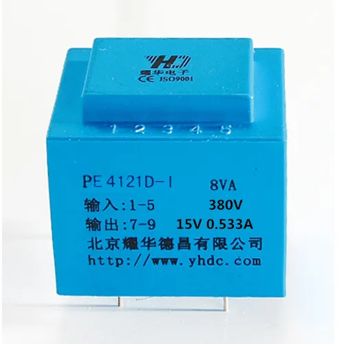 SEG Yaohua PE4121D-I 8VA 220V/12V0.67A potting transformer