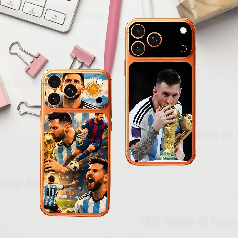 

Football M-Mess-ii For Iphone 17 Pro ProMax Back Protective Decorative Sticker Back Cover