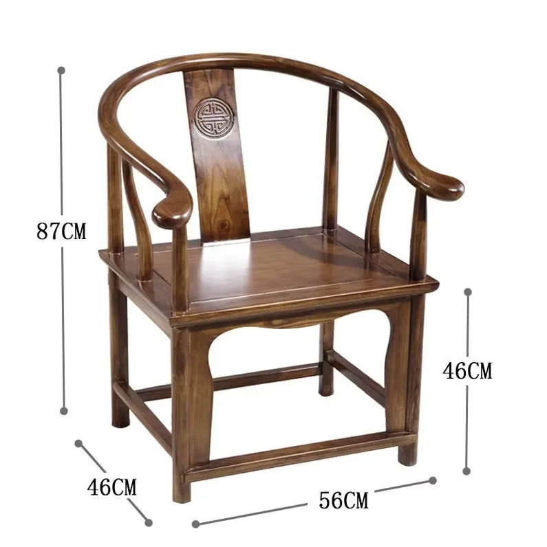 olid wood armchair New Chinese style chair Tea table Antique chair