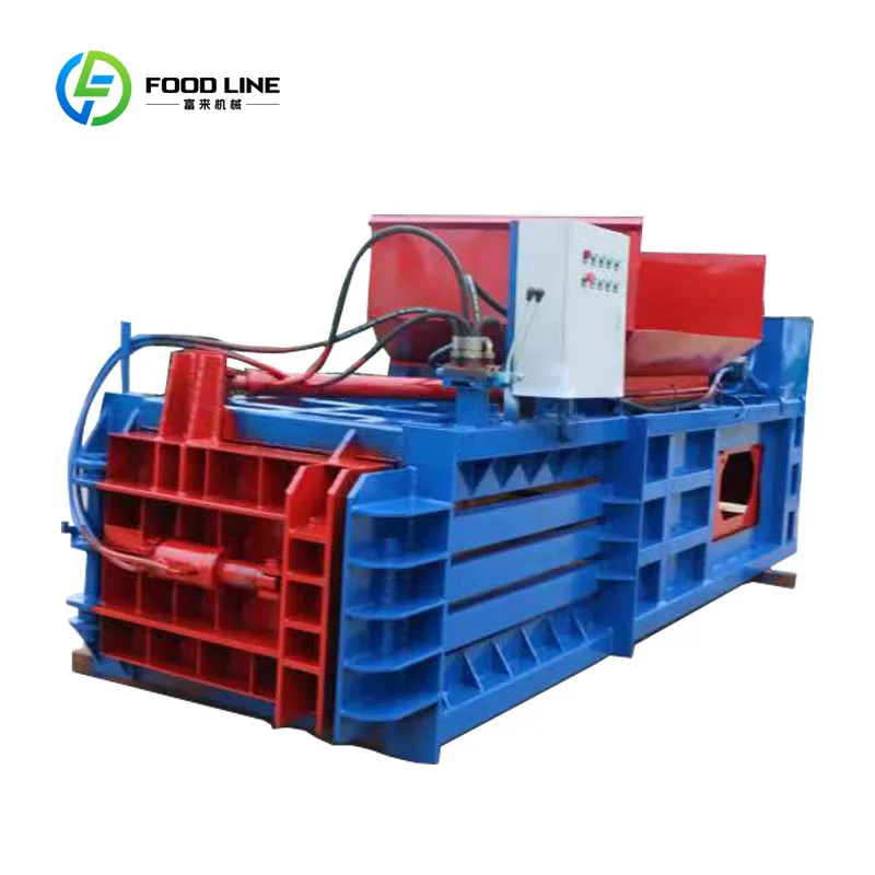 Custom Made Automatic Hydraulic Household Waste Bale Cotton Baler Machine Motor Engine Core Components Manufacturer