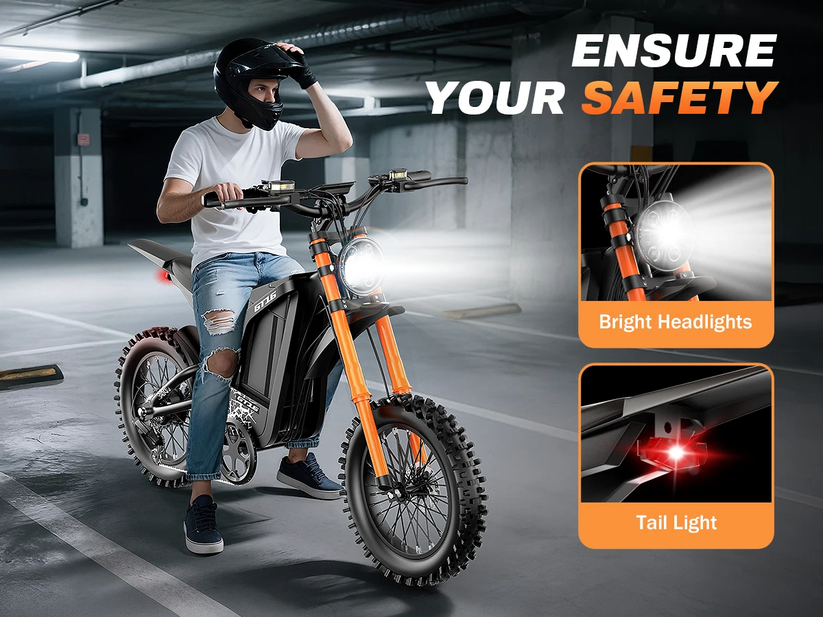 US 1000W GT16 16Inch Electric Fatbike Fat Tire Tyre Dirt Gravel Pit EMTB E E-Bike Electric Bike Bicycle Cycle Dirtbike for Adult