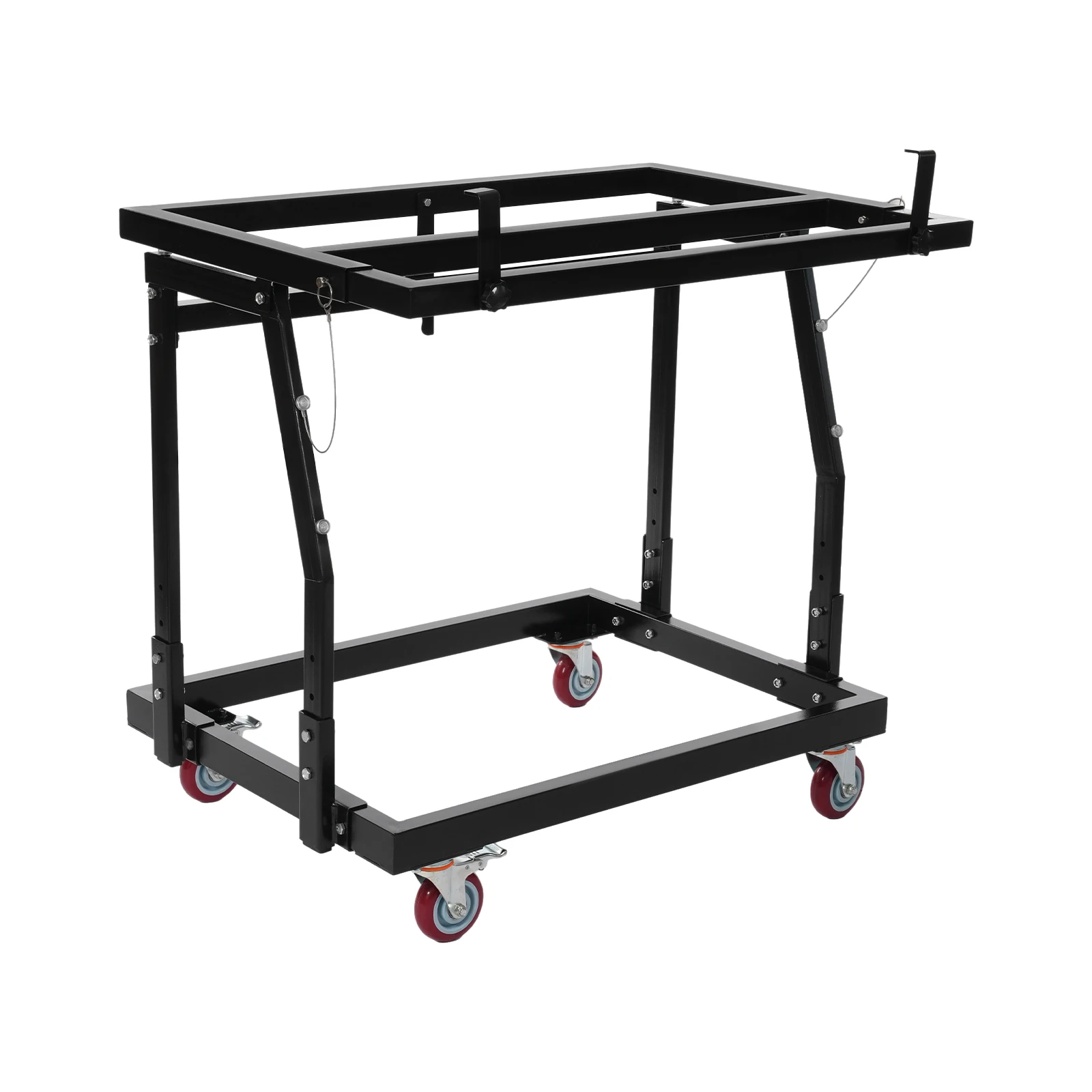 

Тележка для гипсокартона, нагрузка 1000 фунтов, 4-дюймовые резиновые колеса, регулируемая высота, подходит для заводов, склад, торговых центров