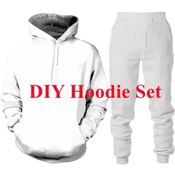 Personality Funny DIY Custom Clothing Fashion 3D Print Tracksuit Men Women Hoodie/Zipper Hoodie/Pants/Set Couple Sportswear Suit