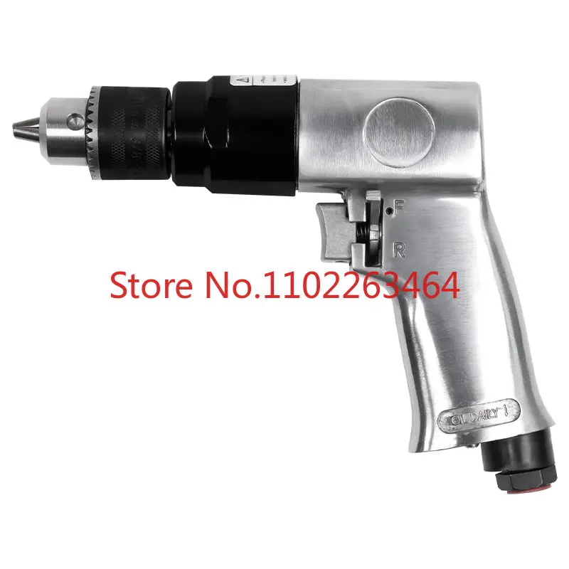 Pneumatic drill with positive and negative rotation pneumatic tool pistol type air gun drill 10mm 3/8 pistol drill drilling wall