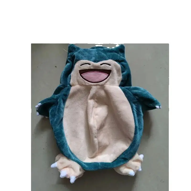 Wholesale 15pcs/lot 26cm Kawaii Monster Snorlax Unstuffed Doll Toys Skin Case Only No Filling