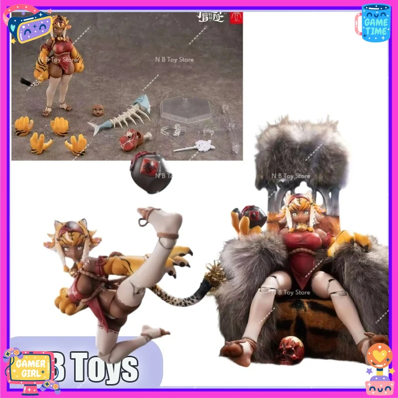 

New Snail Shell Rpg-04 1/12 Action Figure Snail'S Isekai Adventure Tiger Girl Galu Action Figure Figurine Collection Toys Gifts