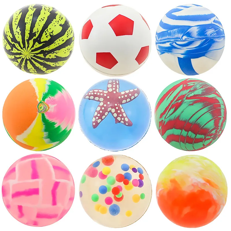 45mm Large Bouncy Ball Solid Rubber Ball Children\'s Toy Solid Bouncing Ball Games for Kids