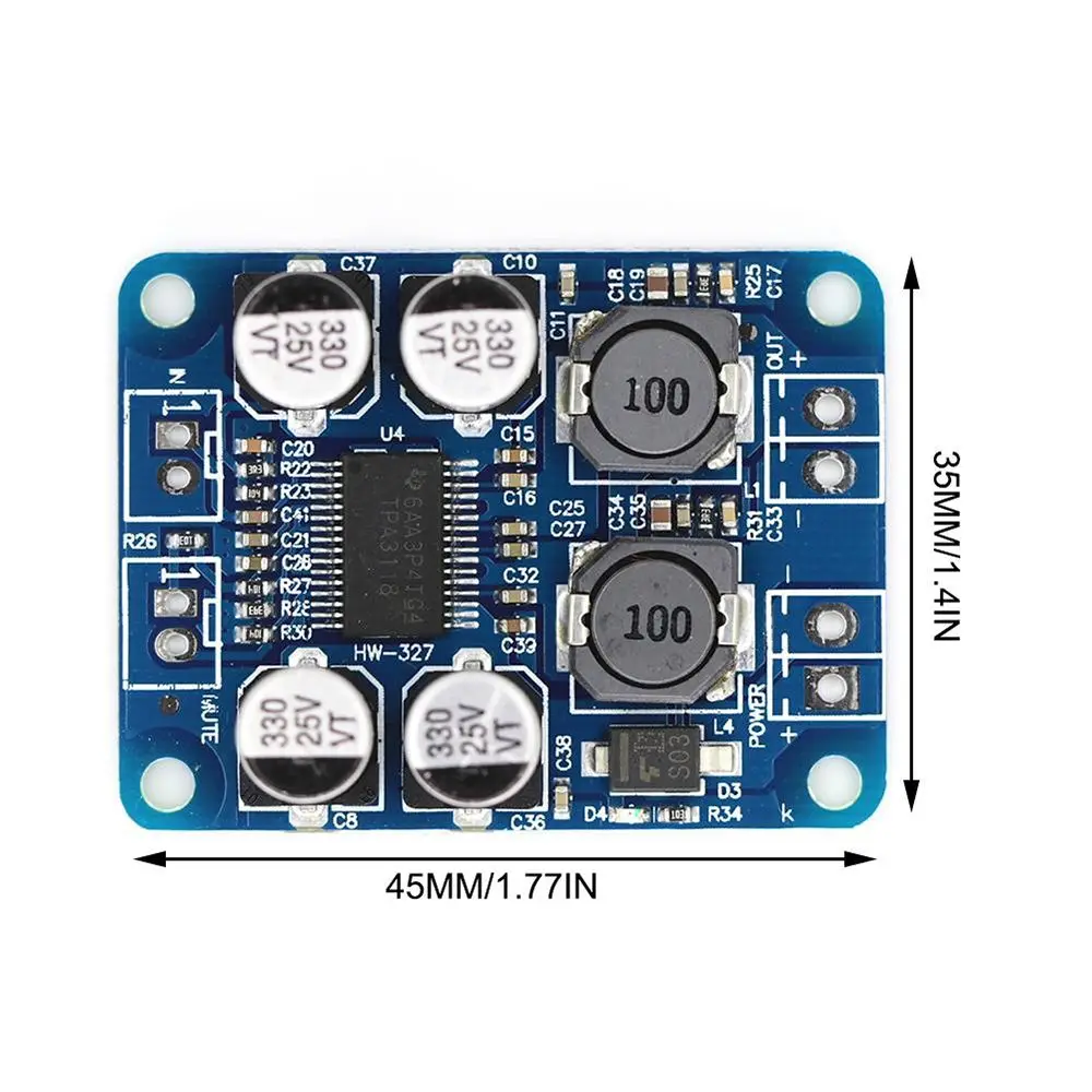 High-definition PBTL Digital Audio 60W Board Amplifier Module TPA3118