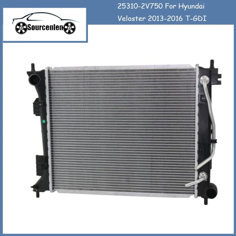 Brand New Genuine Cooling Radiator 25310-2V750 For Hyundai Veloster 2013-2016 T-GDI