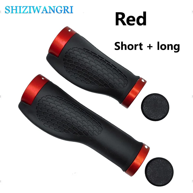 MTB Bicycle Grips Handlebar Short Long Bike Grips Anti-Skid Rubber Handle Cycling Mountain Bike Grip Ergonomic