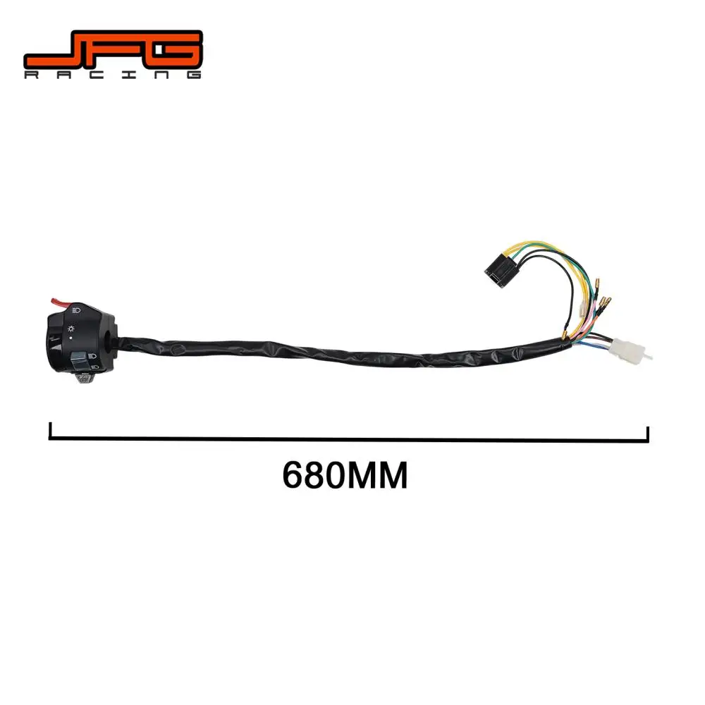 For YBR125 K E ED YBR125 FACTOR K E ED XTZ125 K E Handlebar Switch Assembly Control Motorcycles Parts Motorbikes Replacement