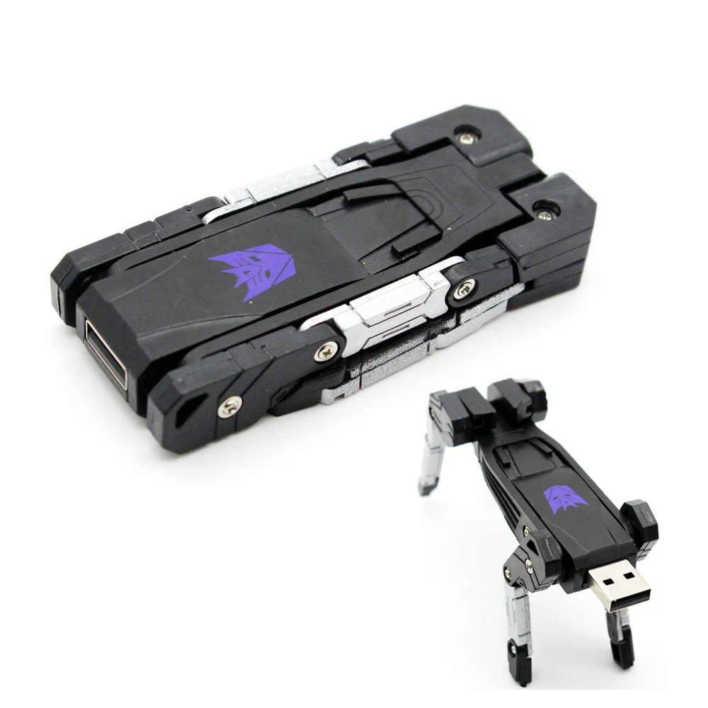 

Трансформеры Pen Drive 128 ГБ Real Capacity U Disk Memory Stick Креативный подарок Флэш-накопители 64 ГБ 32 ГБ 16 ГБ для детей USB Stick