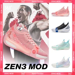 361 Degrees Aaron Gordon Zen3 Men Sports Basketball Shoes Non-Slip Grip Wear-Resistant Cushioning Breathable Mesh Male 572131106