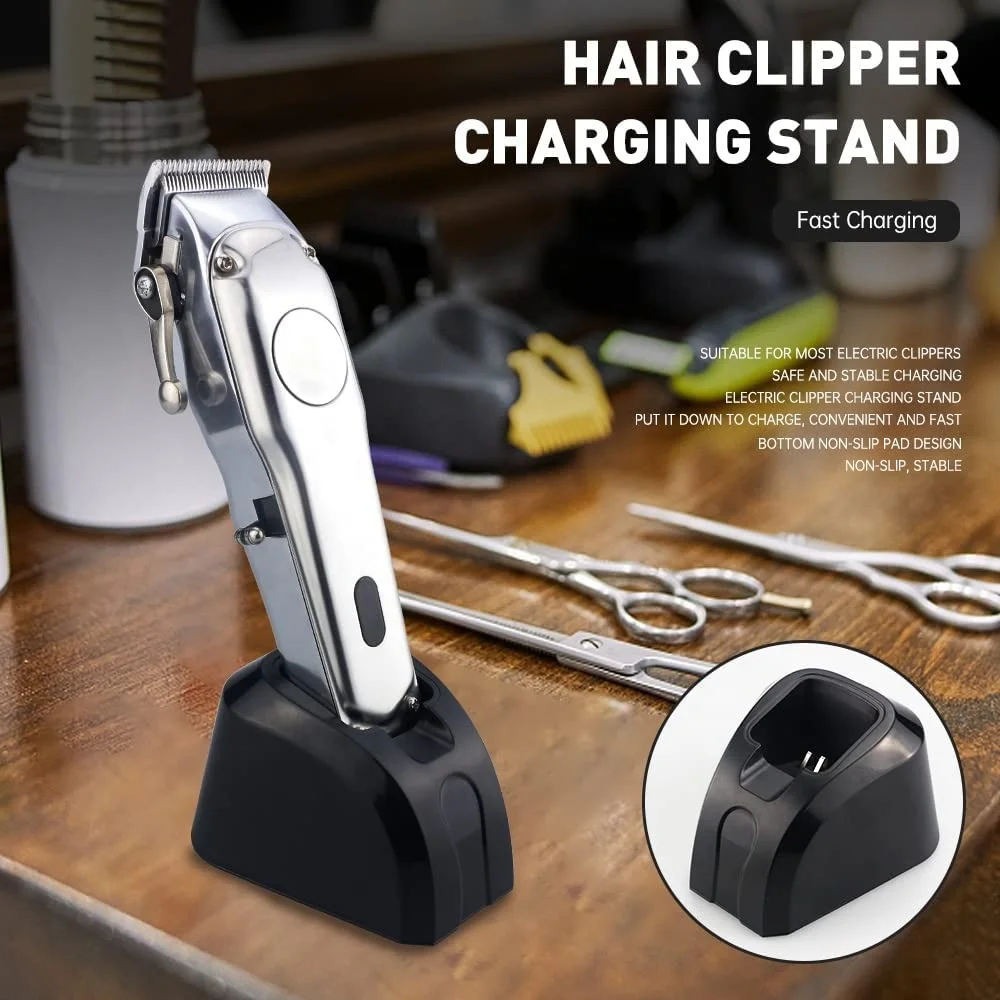 

Salon Electric Barber Clippers Charger Hairdressing Charging Stand Barbershop Professional Fast Charger Base Docks Accessories