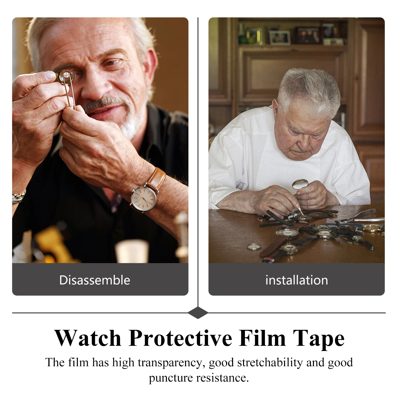 

PVC Watch Protective Tape Anti-static Jewelry Film for Watches Scratch Resistant Repair Tools Oil Resistant Transparent Pvc Film