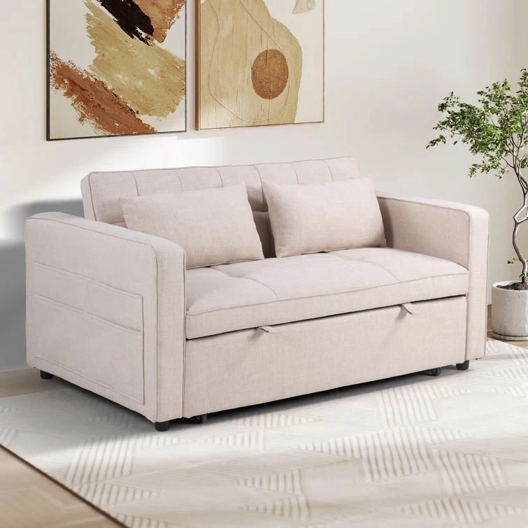 Huichen Home Custom Sofa Bed Single Double Sleeping 2 Seater Pull Out Folding Sofa Bed For Living Room